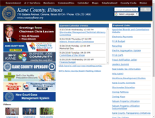 Tablet Screenshot of countyofkane.org